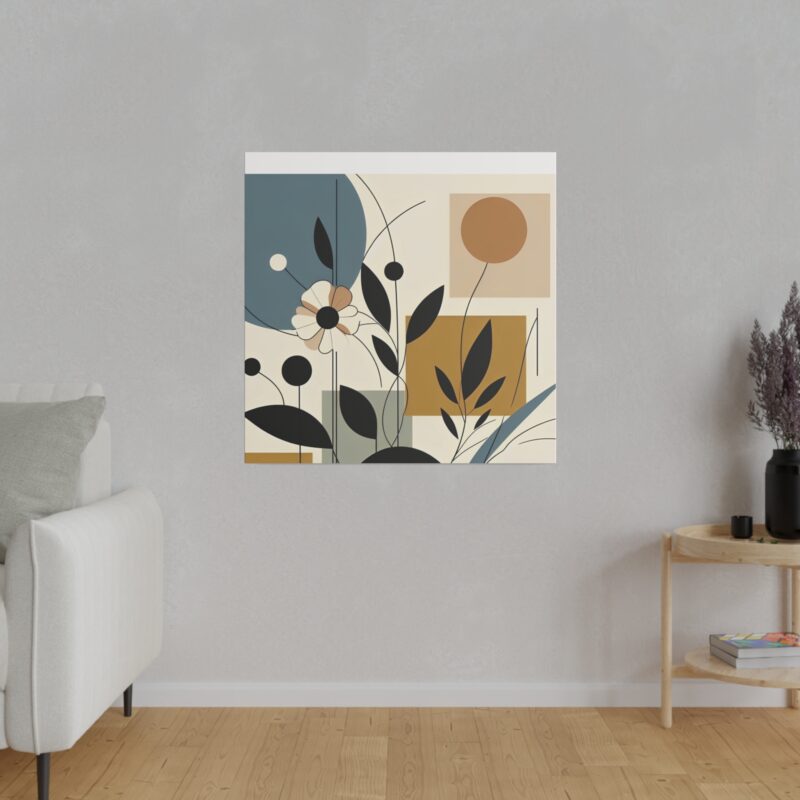 Pop Floral Abstract art on Canvas A Bold and Vibrant Statement - Image 101