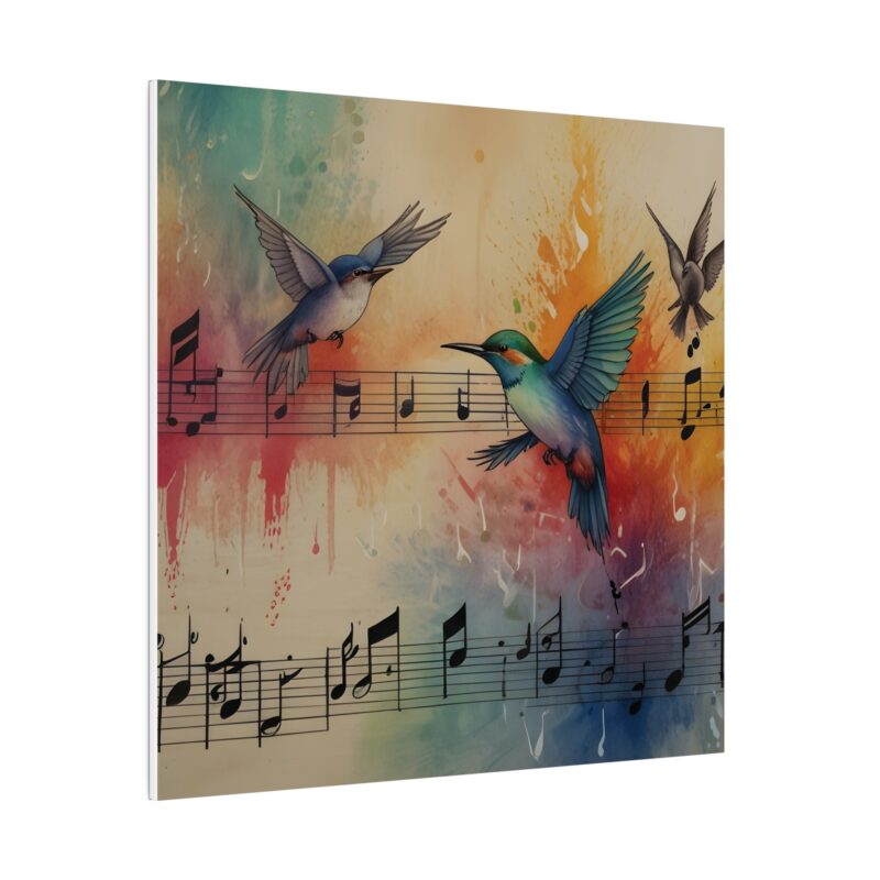 Vibrant Digital Abstract Art with Nature and Bird Elements - Image 100