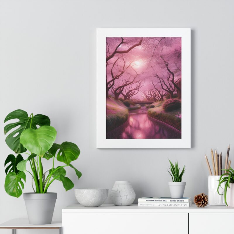 Serene Elegance: Cherry Blossoms  - Canvas Wall Art for Your Living Room and Office Décor" - Image 41