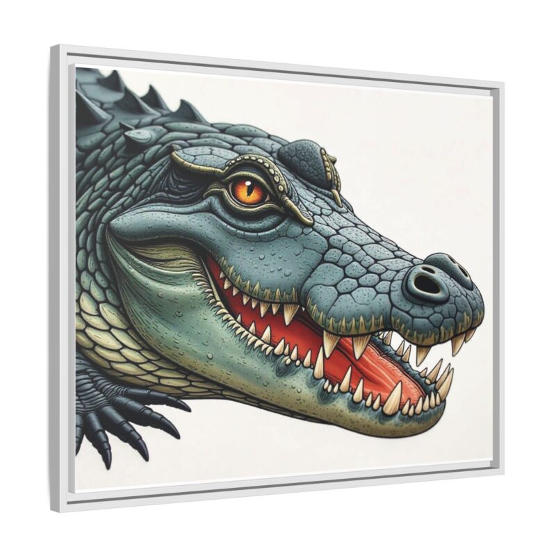 Canvas Print - Alligator Head Close-Up - Image 131