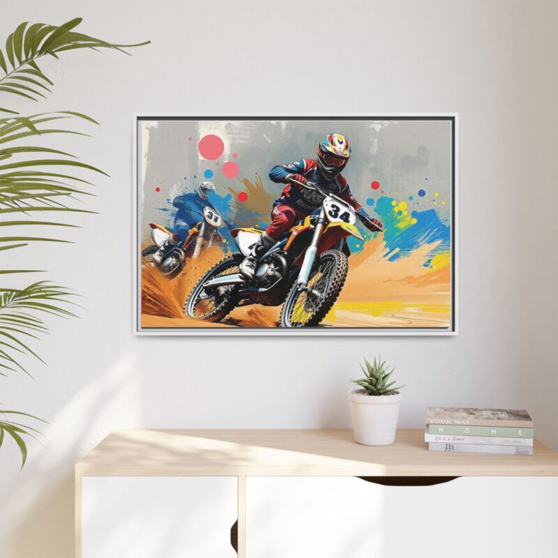 Canvas Wall Art Motocross Rider - Image 104