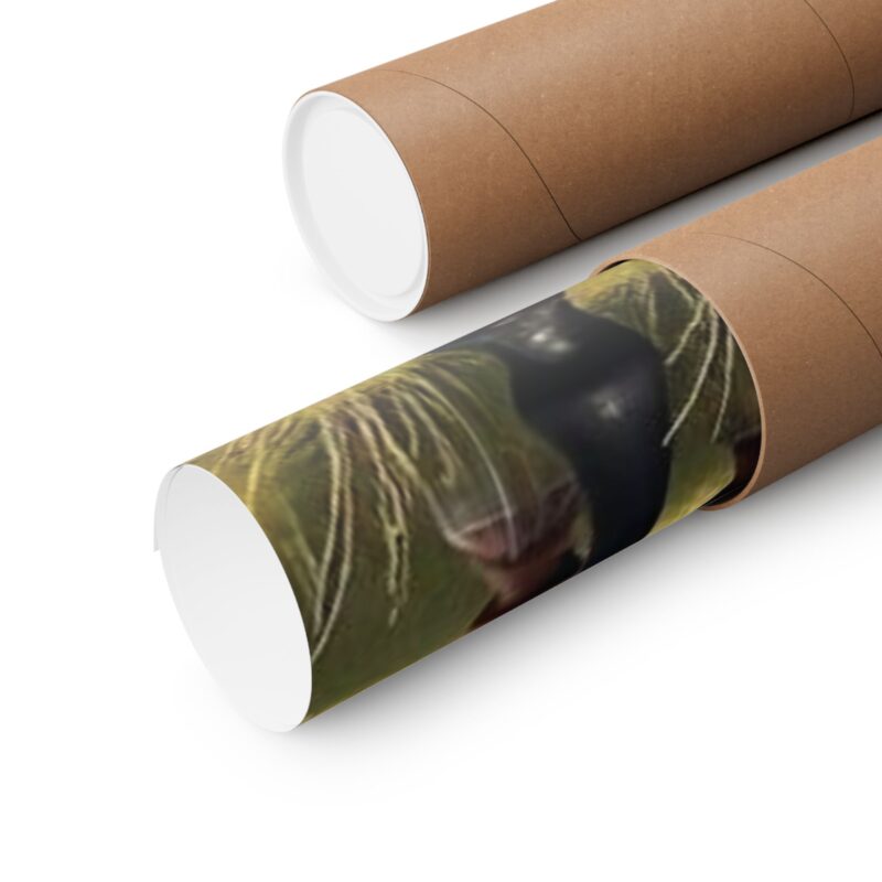 Matte Vertical Posters of Three Horses in a Grassy Field: Brown, Gray, and Chestnut - Image 28