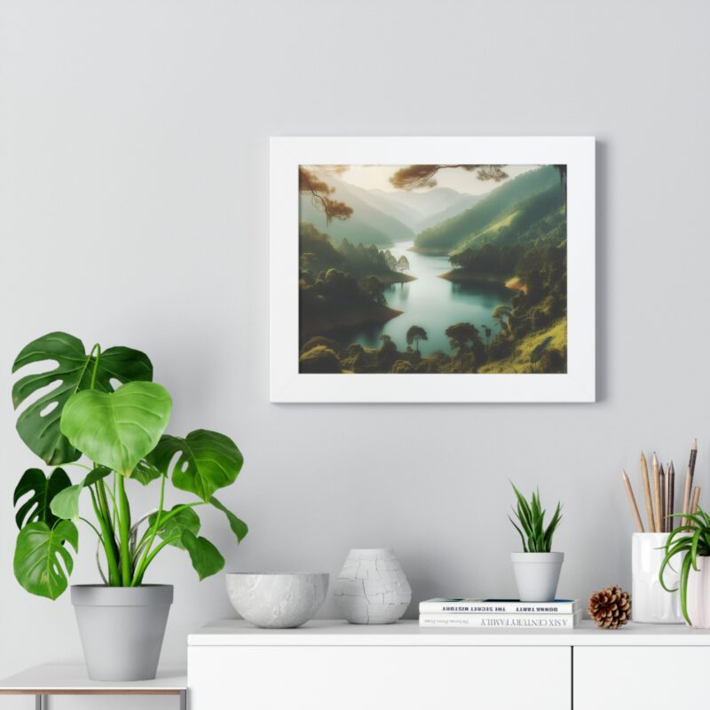 Mountain Majesty: Canvas Wall Art of a Peaceful Stream and River for Living Room and Office Décor" - Image 46