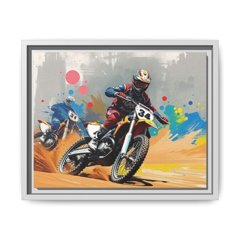 Canvas Wall Art Motocross Rider - Image 54