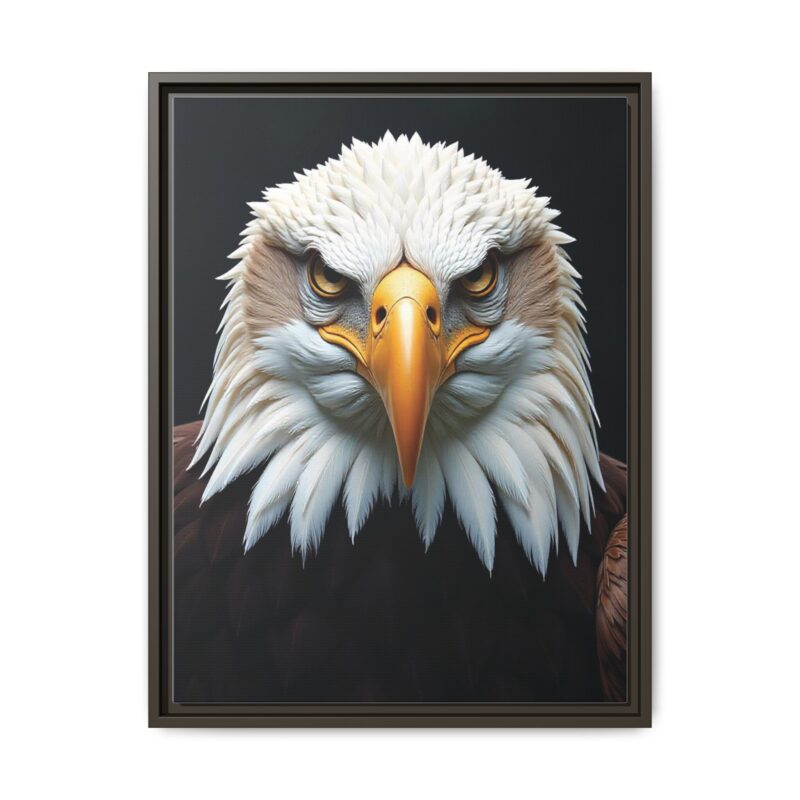 Canvas Art Print on Intense Stare of the Bald Eagle - Image 66