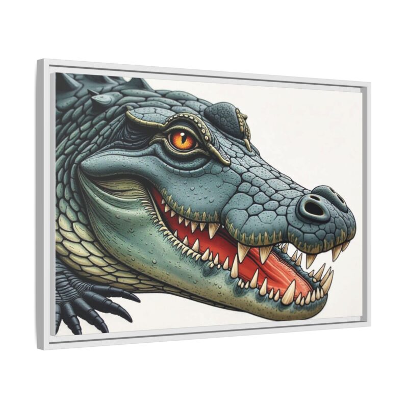 Canvas Print - Alligator Head Close-Up - Image 87
