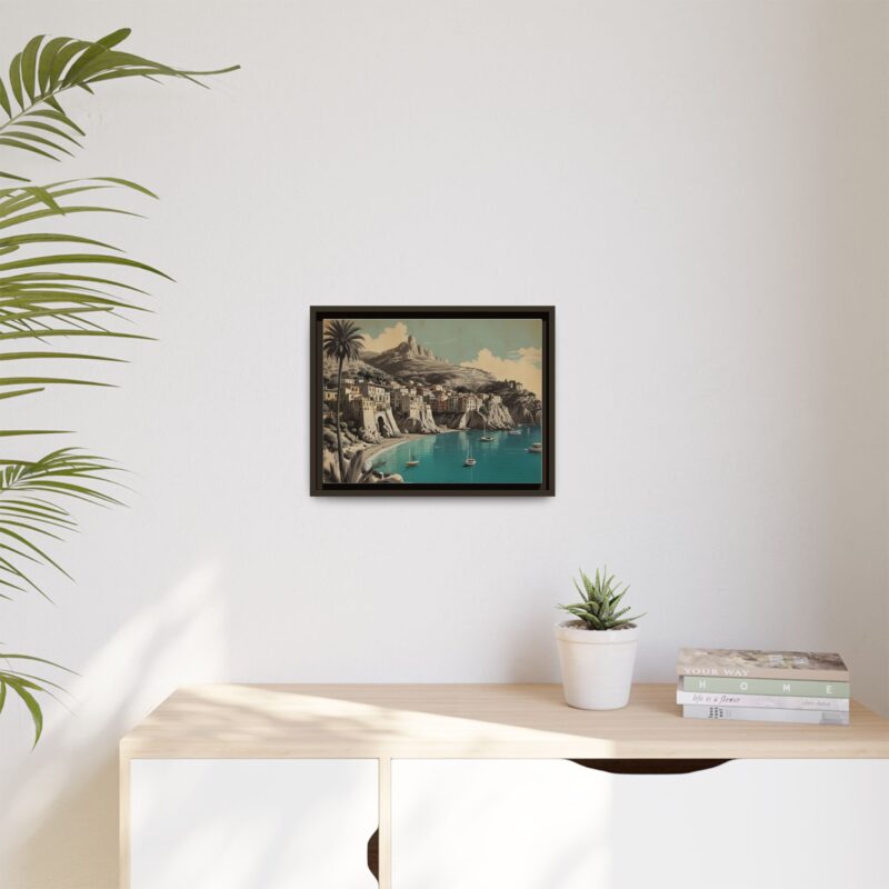 Retro Italian Riviera Travel Poster with Bold Typography Wall Art - Image 57