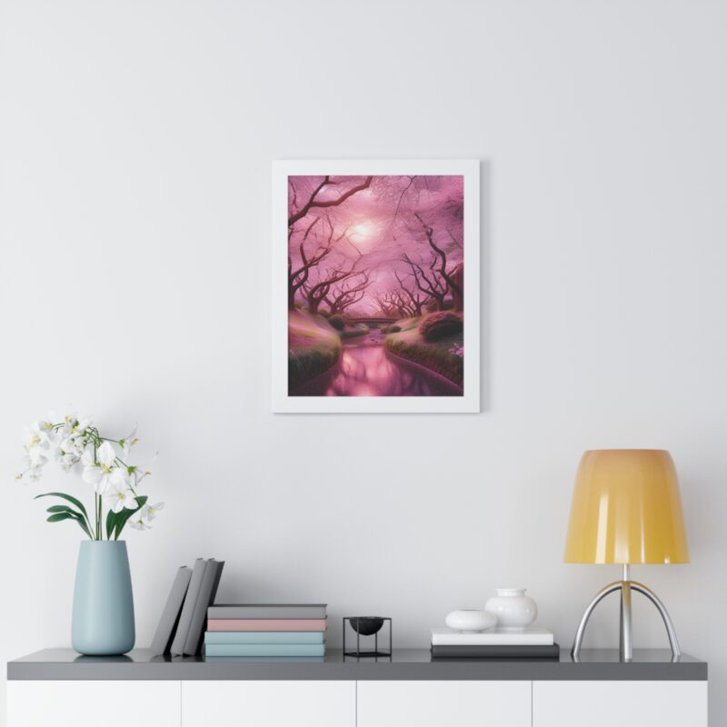 Serene Elegance: Cherry Blossoms  - Canvas Wall Art for Your Living Room and Office Décor" - Image 44