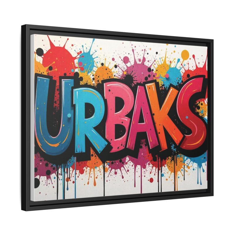 Canvas Wall Art  urban graffiti style with bold and colorful splatters - Image 23