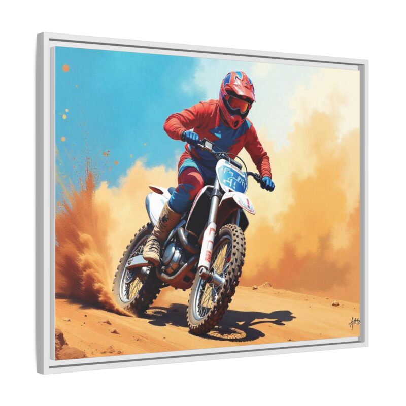 Wall Art  thrilling energy of motocross racing - Image 93