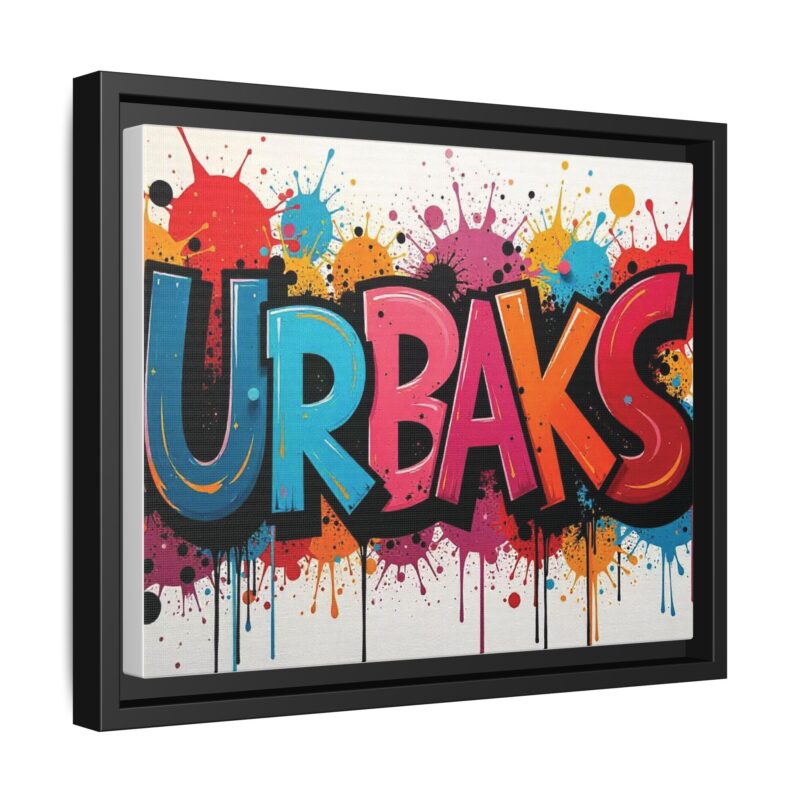 Canvas Wall Art  urban graffiti style with bold and colorful splatters - Image 11