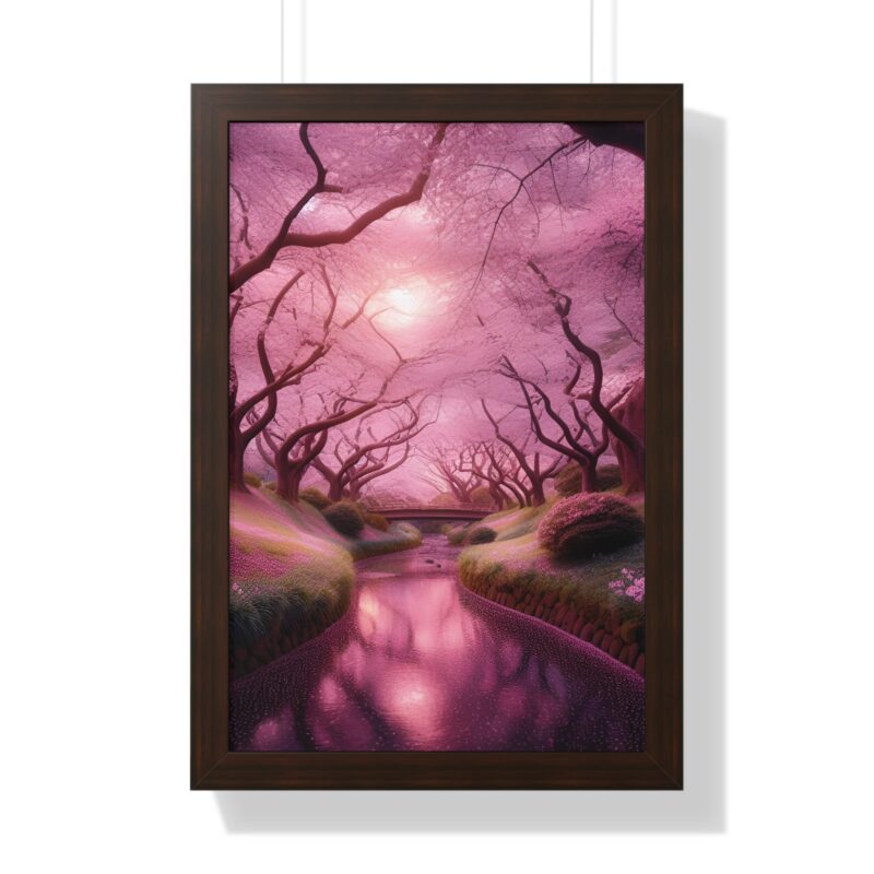 Serene Elegance: Cherry Blossoms  - Canvas Wall Art for Your Living Room and Office Décor" - Image 31