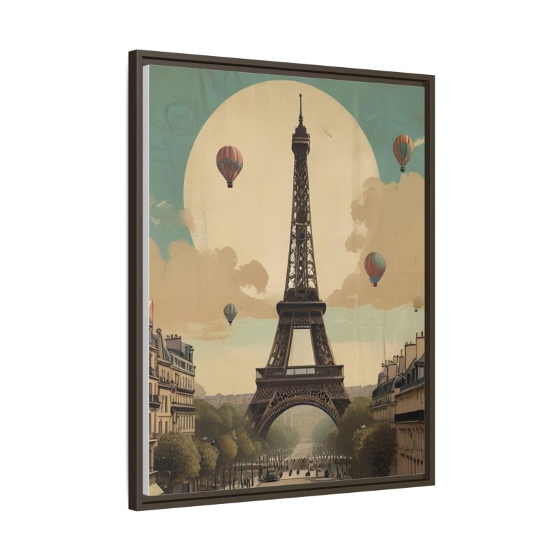 Romantic Vintage Paris Canvas Art Nouveau Typography - Image 86