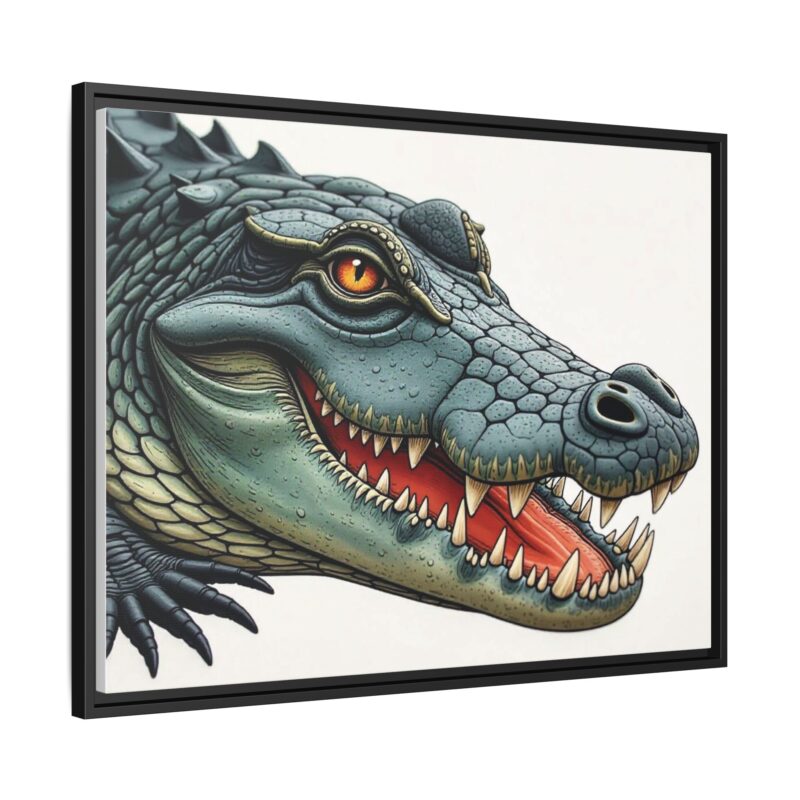 Canvas Print - Alligator Head Close-Up - Image 31