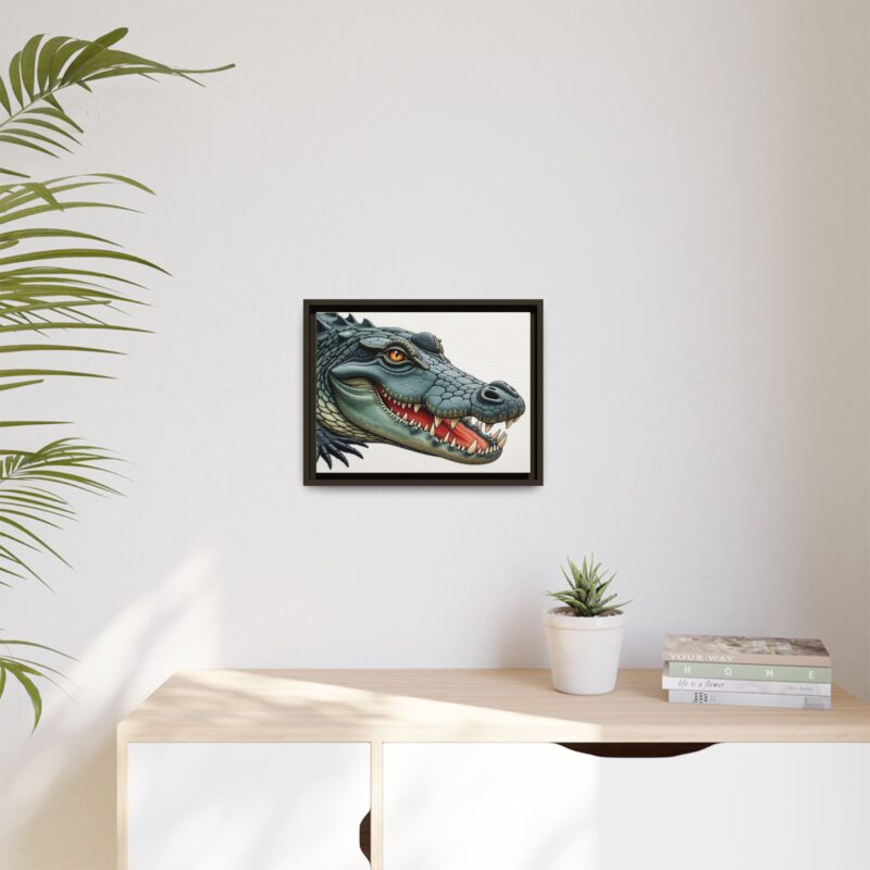 Canvas Print - Alligator Head Close-Up - Image 57