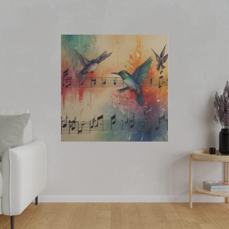 Vibrant Digital Abstract Art with Nature and Bird Elements - Image 105