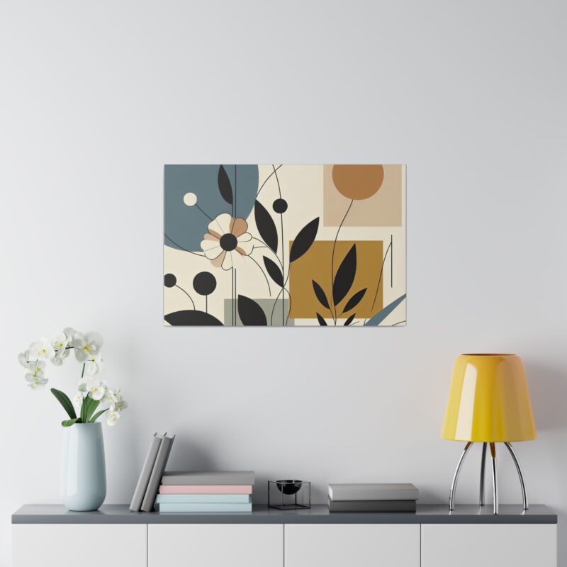 Pop Floral Abstract art on Canvas A Bold and Vibrant Statement - Image 61