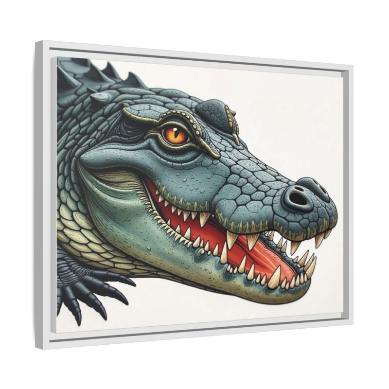 Canvas Print - Alligator Head Close-Up - Image 79