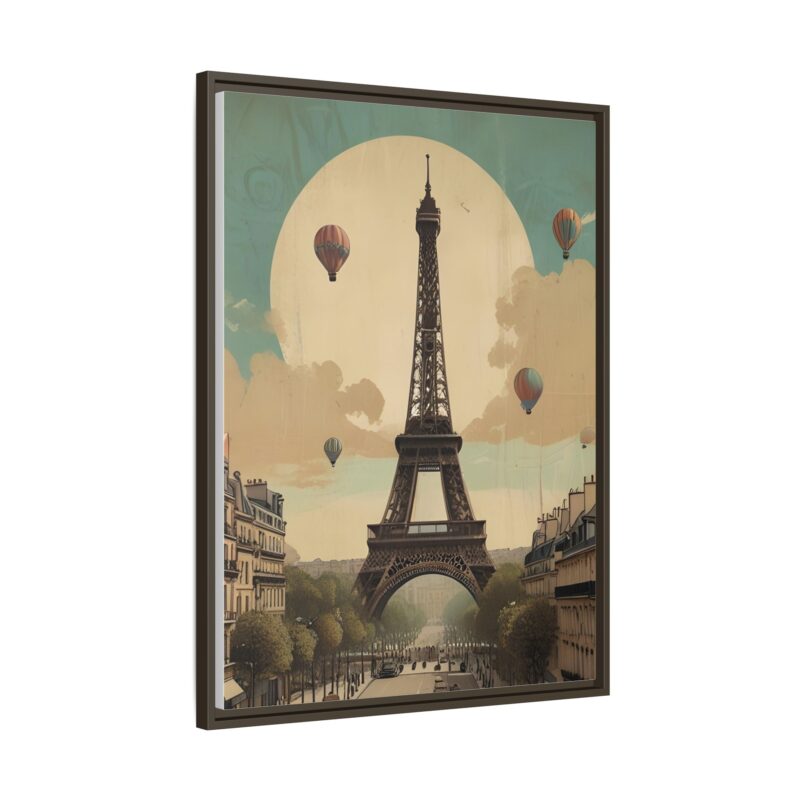 Romantic Vintage Paris Canvas Art Nouveau Typography - Image 66