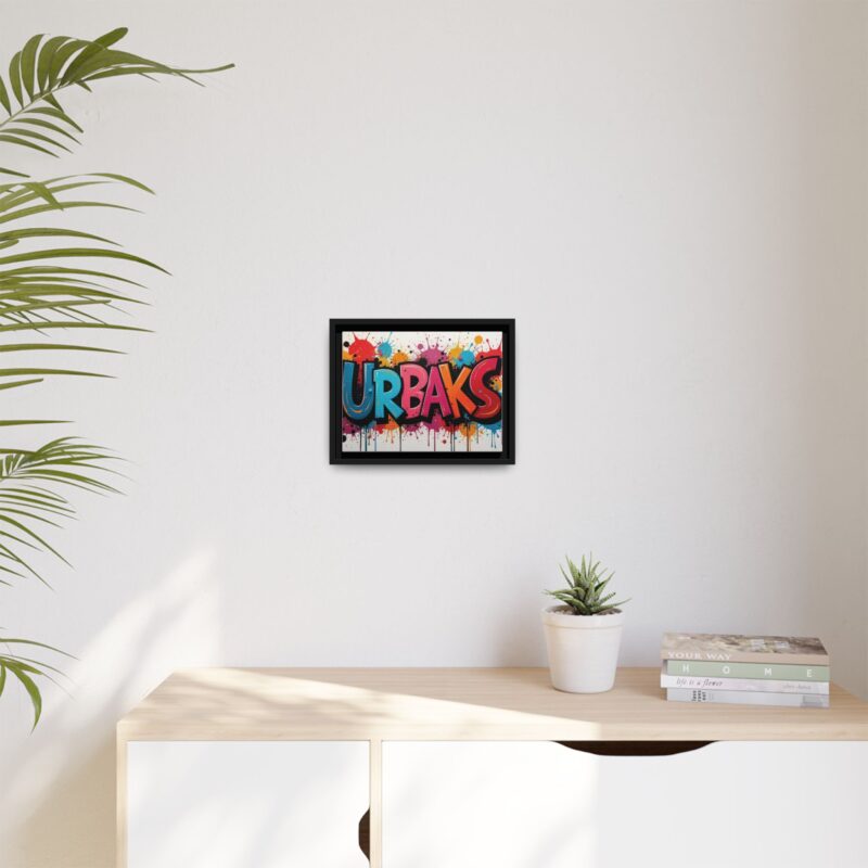 Canvas Wall Art  urban graffiti style with bold and colorful splatters - Image 8