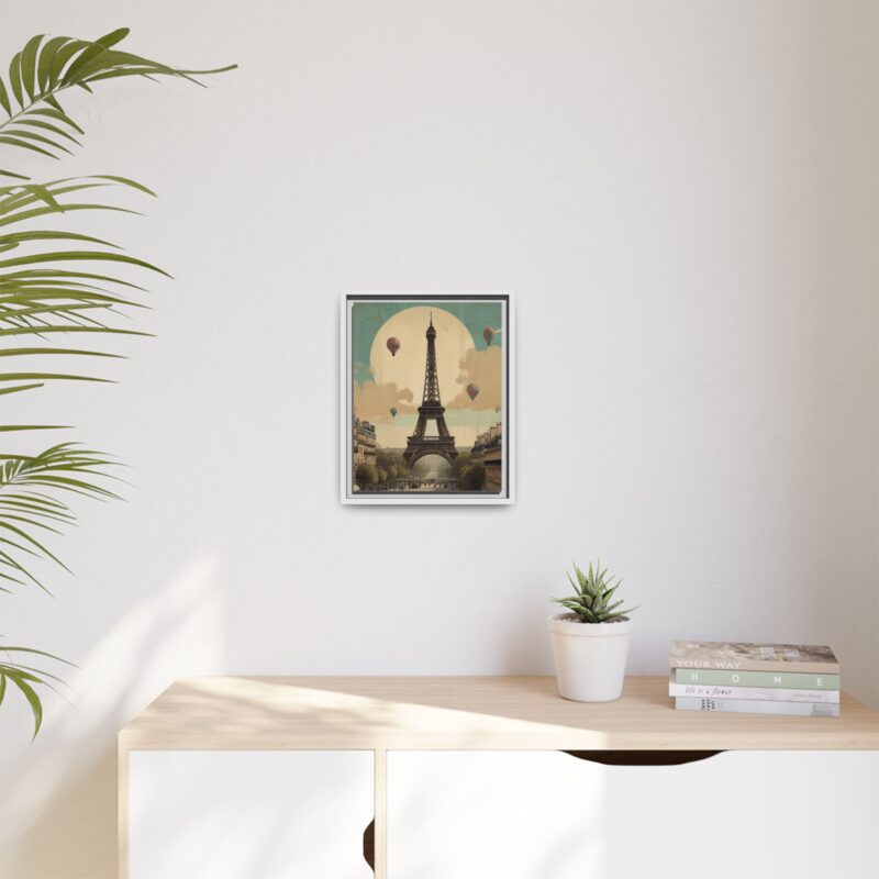 Romantic Vintage Paris Canvas Art Nouveau Typography - Image 39