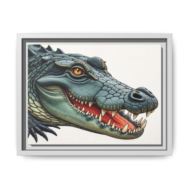 Canvas Print - Alligator Head Close-Up - Image 46