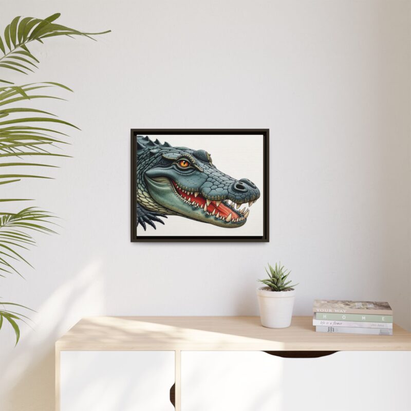 Canvas Print - Alligator Head Close-Up - Image 65