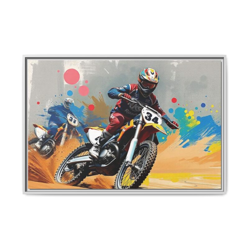 Canvas Wall Art Motocross Rider - Image 101