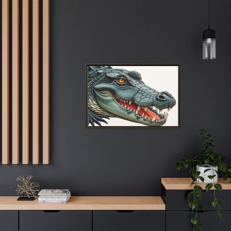 Canvas Print - Alligator Head Close-Up - Image 99