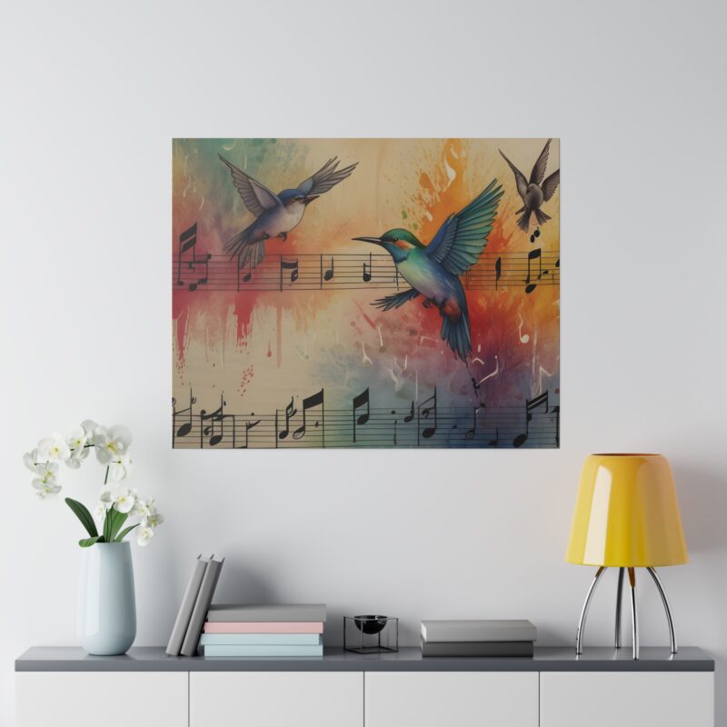 Vibrant Digital Abstract Art with Nature and Bird Elements - Image 65