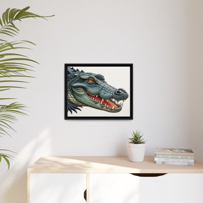 Canvas Print - Alligator Head Close-Up - Image 17