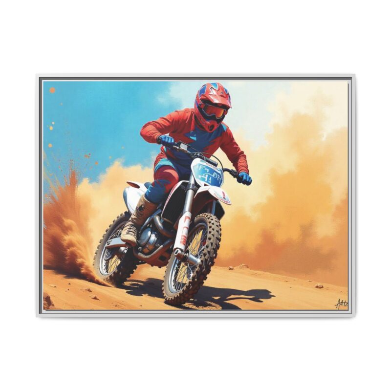 Wall Art  thrilling energy of motocross racing - Image 80