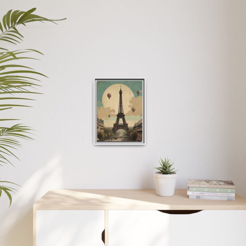 Romantic Vintage Paris Canvas Art Nouveau Typography - Image 47