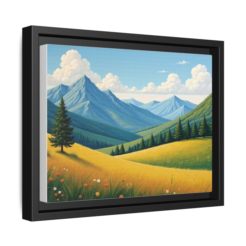 Canvas Prints - Impasto Landscapes: Textured Mountains, Fields, Water - Image 7