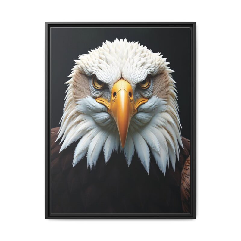 Canvas Art Print on Intense Stare of the Bald Eagle - Image 26
