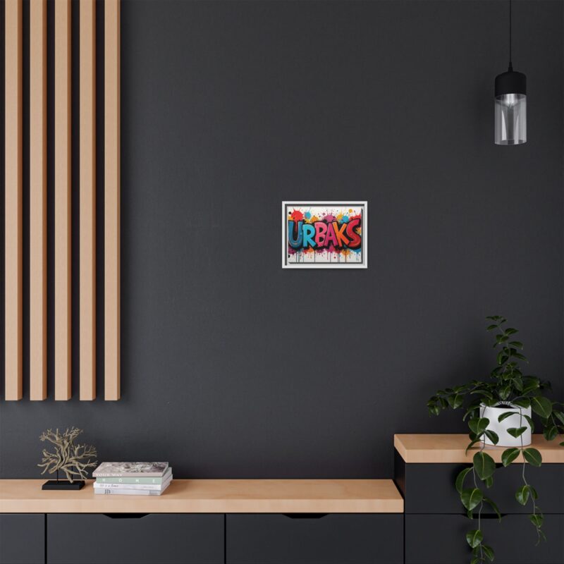 Canvas Wall Art  urban graffiti style with bold and colorful splatters - Image 45