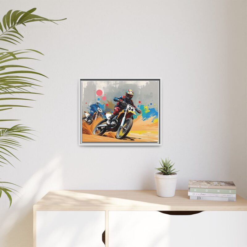 Canvas Wall Art Motocross Rider - Image 72