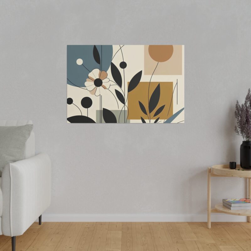 Pop Floral Abstract art on Canvas A Bold and Vibrant Statement - Image 32