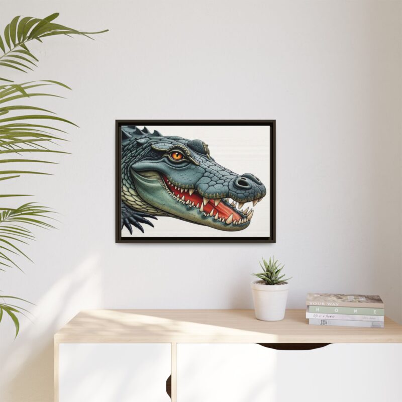 Canvas Print - Alligator Head Close-Up - Image 73