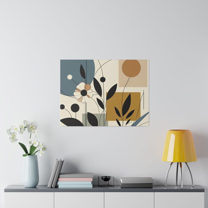 Pop Floral Abstract art on Canvas A Bold and Vibrant Statement - Image 17