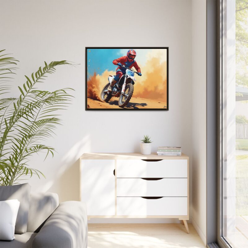 Wall Art  thrilling energy of motocross racing - Image 75