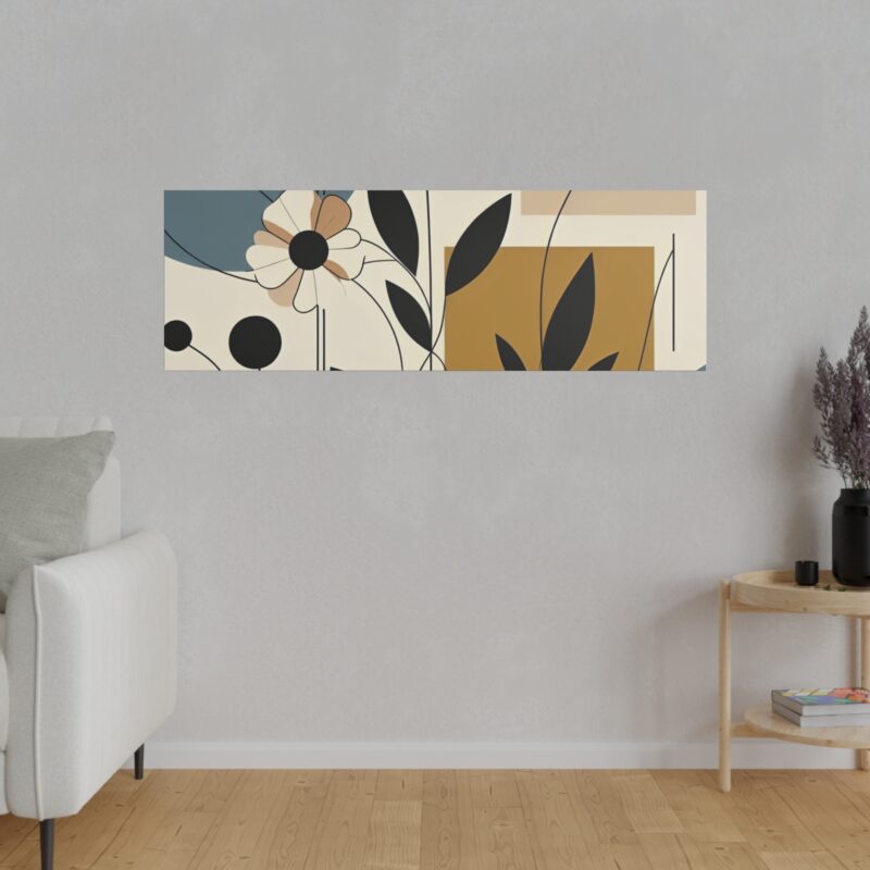 Pop Floral Abstract art on Canvas A Bold and Vibrant Statement - Image 75