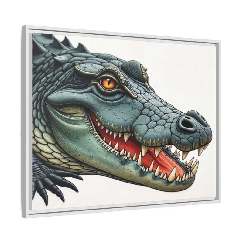 Canvas Print - Alligator Head Close-Up - Image 102