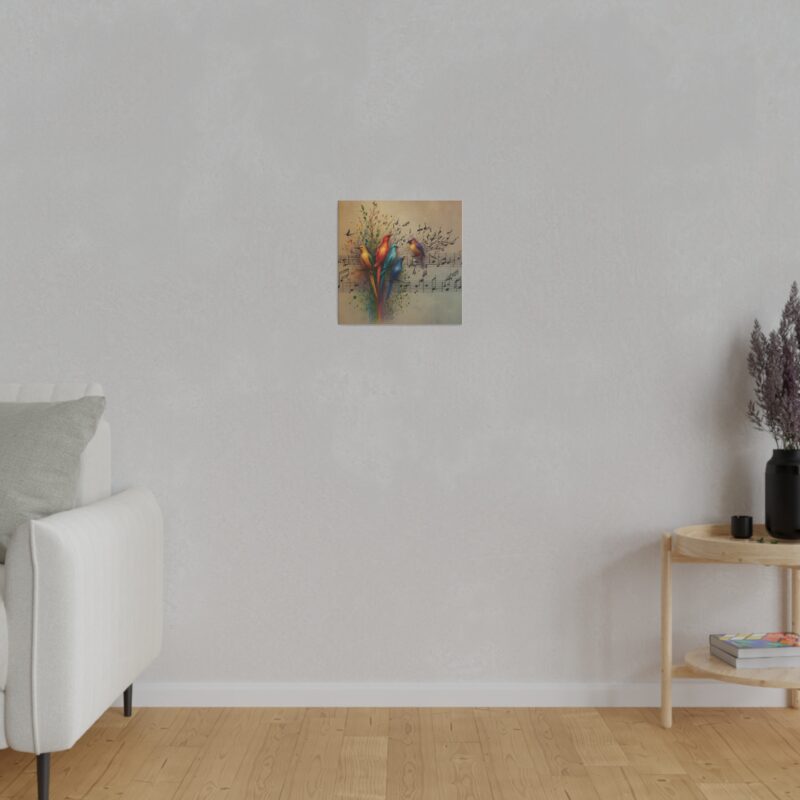 Canvas Wall Art Birds Music Harmony Abstract Design - Image 87