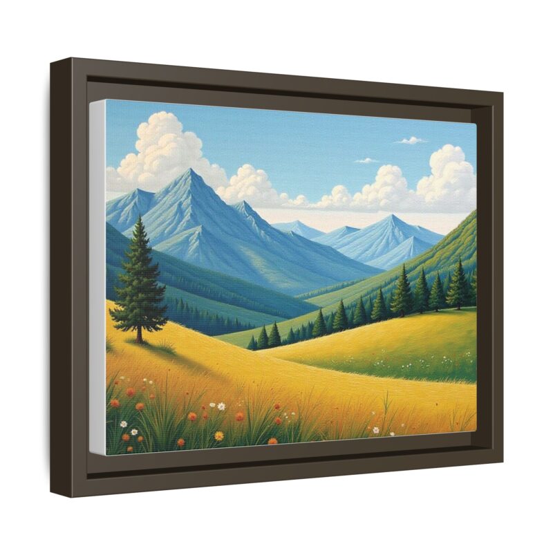 Canvas Prints - Impasto Landscapes: Textured Mountains, Fields, Water - Image 43