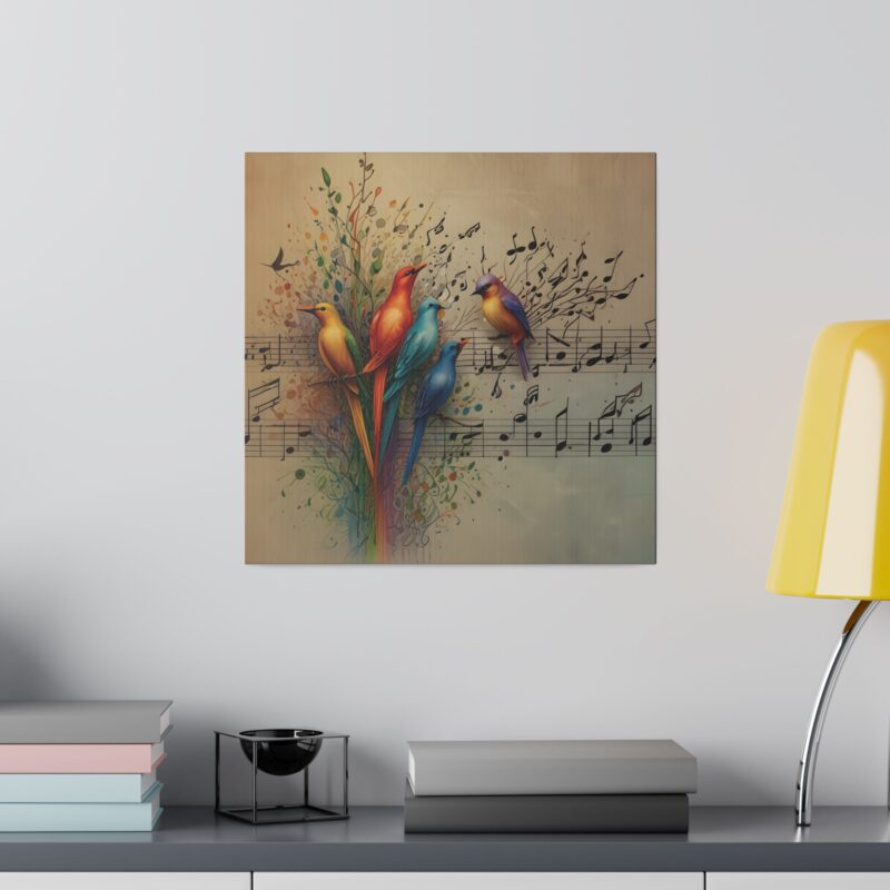 Canvas Wall Art Birds Music Harmony Abstract Design - Image 41