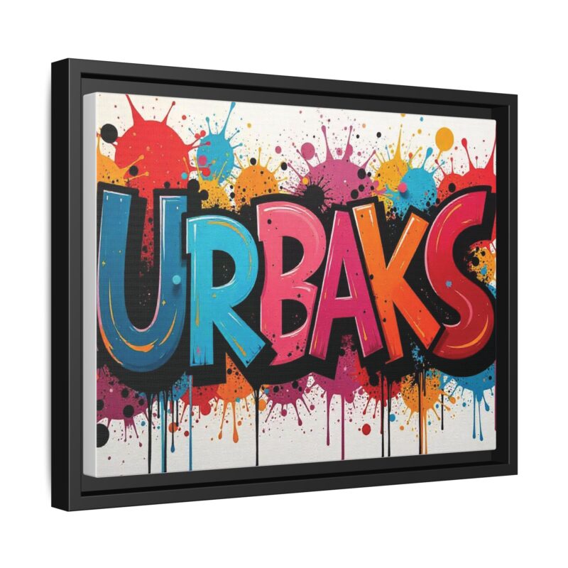 Canvas Wall Art  urban graffiti style with bold and colorful splatters - Image 15