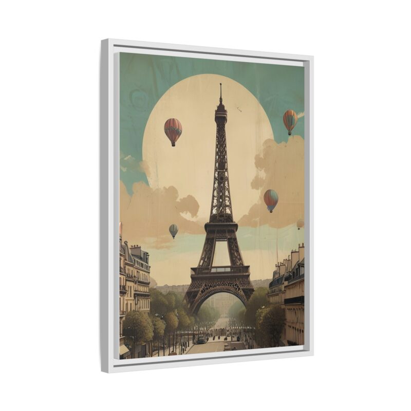 Romantic Vintage Paris Canvas Art Nouveau Typography - Image 62