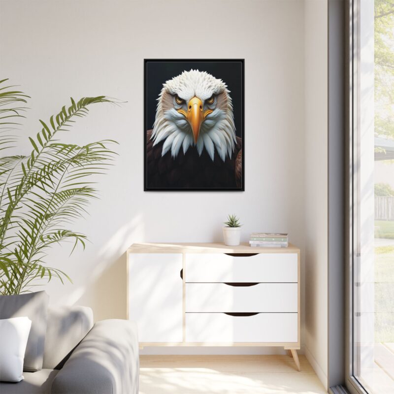 Canvas Art Print on Intense Stare of the Bald Eagle - Image 32