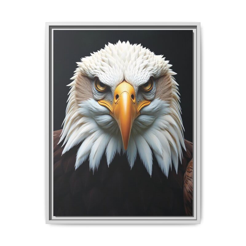 Canvas Art Print on Intense Stare of the Bald Eagle - Image 70